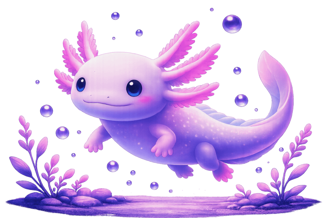 Hero Image Big Axolotl Dark